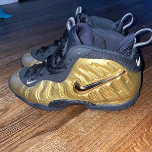 Nike gold foamposite